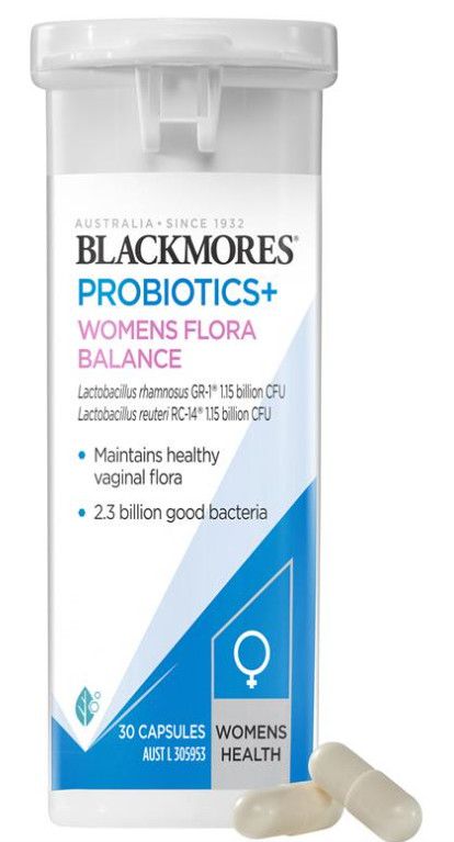 Blackmores Probiotics+ Women's Flora Balance Vitamin 30 Capsules