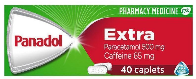 Panadol Extra with Optizorb Paracetamol Pain Relief Caplets 40
