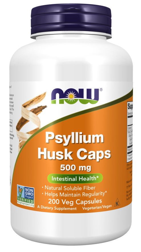 Psyllium Husk 500 mg Veg Capsules
