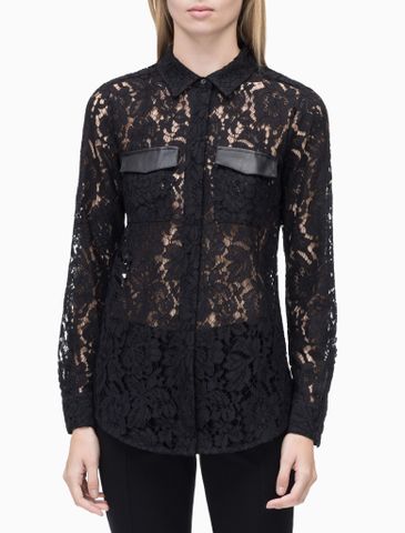 LACE LONG SLEEVE SHIRT