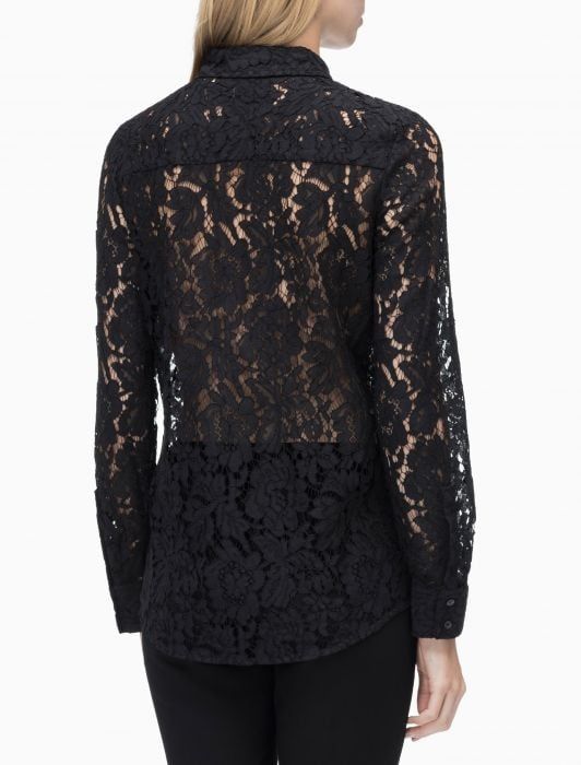 LACE LONG SLEEVE SHIRT