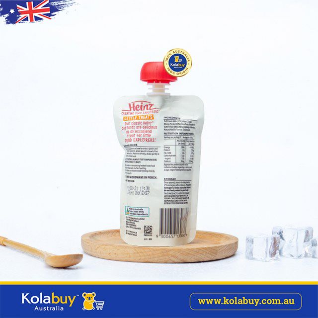 Váng sữa vị xoài cho bé từ 8 tháng Heinz Mango Vanilla Custard Pouch 120g