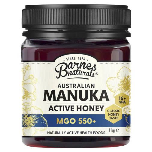 Mật ong Barnes Naturals Australian Manuka Honey MGO 550+ 1kg
