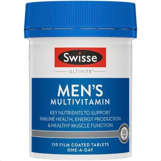Viên uống Vitamin tổng hợp cho nam Swisse Men's Ultivite Multivitamin 120 viên