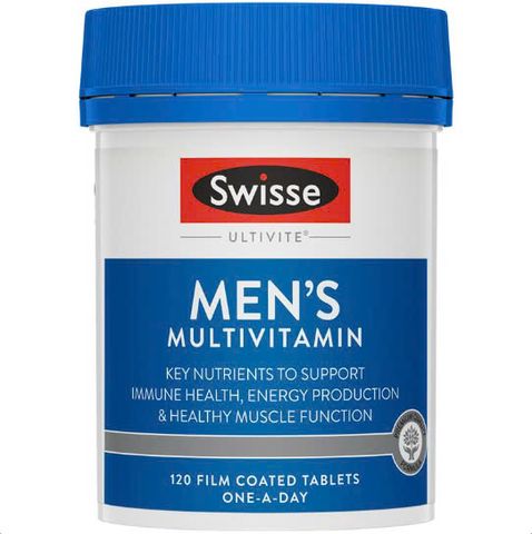 Viên uống Vitamin tổng hợp cho nam Swisse Men's Ultivite Multivitamin 120 viên