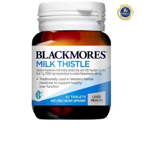Viên uống giải độc gan Blackmores Milk Thistle 42 viên