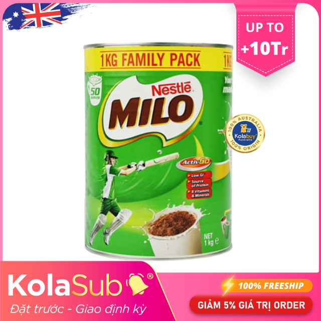 [KolaSub: Tặng 5% & 100% Freeship] Dịch vụ đặt giao sữa định kỳ từ Úc - Sữa cho bé trên 3 tuổi