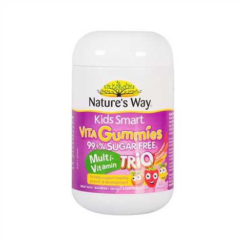 Nature's Way Kids Smart Vita Gummies Sugar Free Multi-Vitamin Trio 75 Pastilles