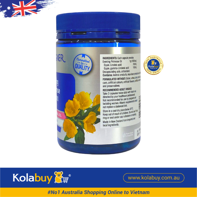 Viên uống tinh dầu hoa anh thảo Wagner Evening Primrose Oil 1000 200 viên