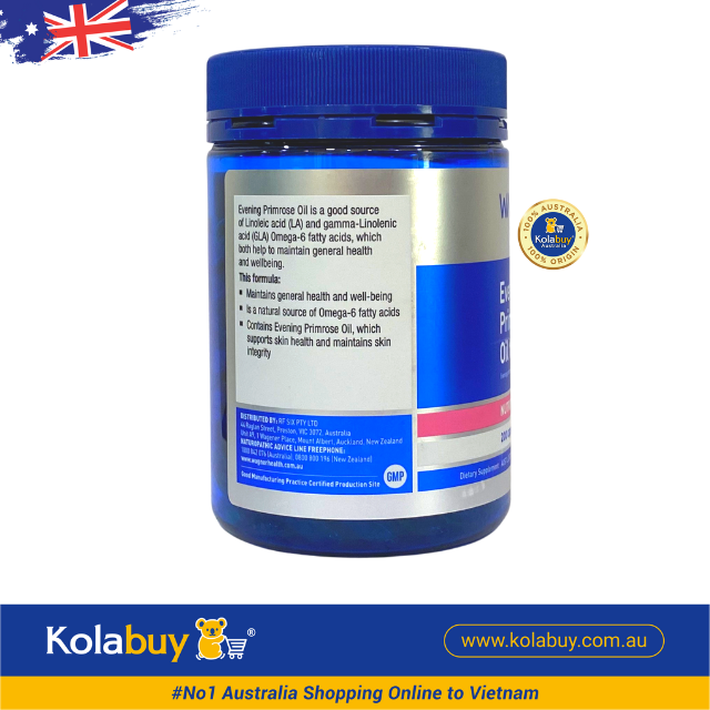 Viên uống tinh dầu hoa anh thảo Wagner Evening Primrose Oil 1000 200 viên