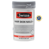 Viên uống hỗ trợ làm đẹp da móng tóc Swisse Ultiboost Hair Skin Nails+ 60 viên