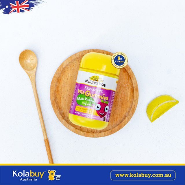 Kẹo dẻo bổ sung Vitamin và chất xơ Nature's Way Kids Smart Vita Gummies Multi Vitamin & Vegies 60 Viên