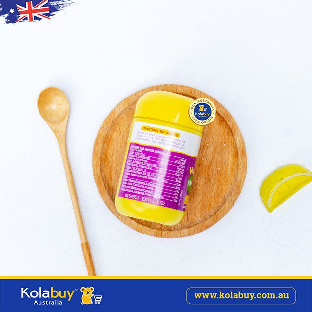 Kẹo dẻo bổ sung Vitamin và chất xơ Nature's Way Kids Smart Vita Gummies Multi Vitamin & Vegies 60 Viên