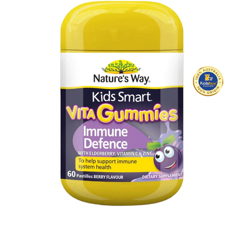 Kẹo dẻo Tăng đề kháng Nature's Way Kids Smart Vita Gummies Immune Defence 60 viên