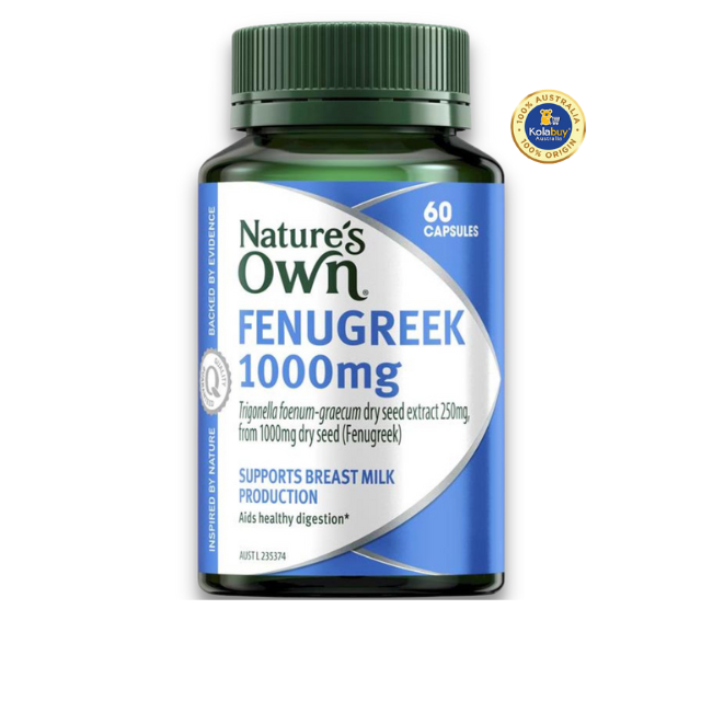 Nature's Own Fenugreek 1000mg - Digestive Health - 60 viên