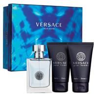 Versace Pour Homme Eau de Toilette 50ml Spray 3 Piece Set