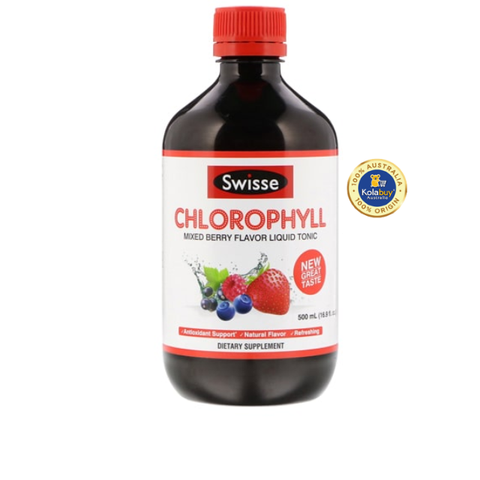 Nước diệp lục vị dâu Swisse Chlorophyll Mixed Berry 500ml