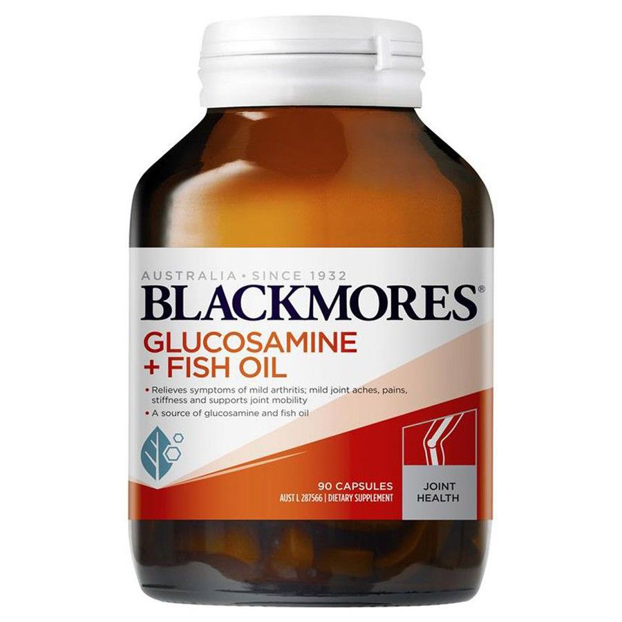 Viên uống bổ xương khớp Blackmores Glucosamine + Fish Oil 90 viên