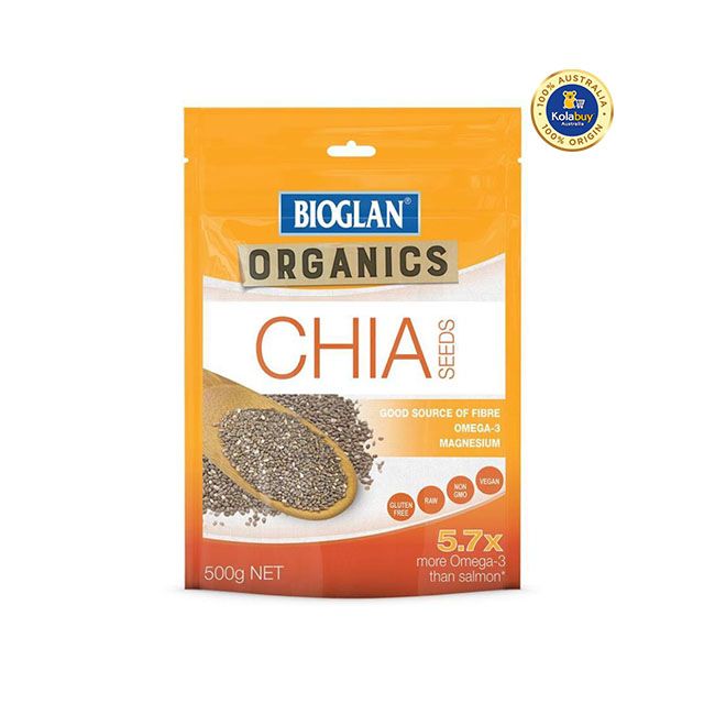 Hạt chia hữu cơ Bioglan Organic Chia Seeds 500g