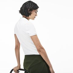 WOMEN'S 5 BUTTON SLIM STRETCH CORE POLO