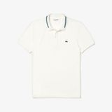 Áo Lacoste Men's Classic Tipped Collar Slim Fit Polo Shirt - Flour