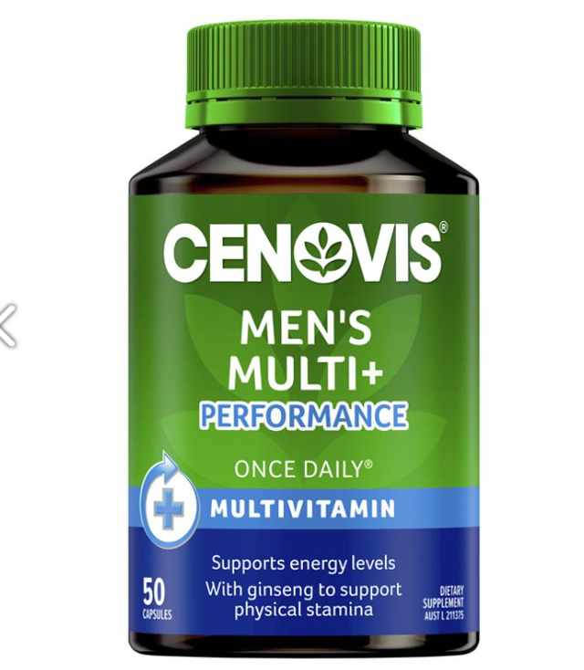 Viên uống Cenovis Men's Multivitamin + Performance for Energy - Multi Vitamin 50 viên