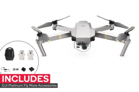DJI Mavic Pro Platinum Drone - Fly More Combo - Pre-owned