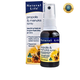 Xịt họng keo ong cao cấp Natural Life Úc Propolis & Manuka Honey Throat spray 30ml