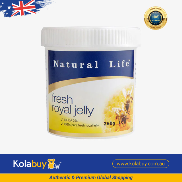 Sữa ong chúa tươi tự nhiên Natural Life Úc Fresh Royal Jelly 250g
