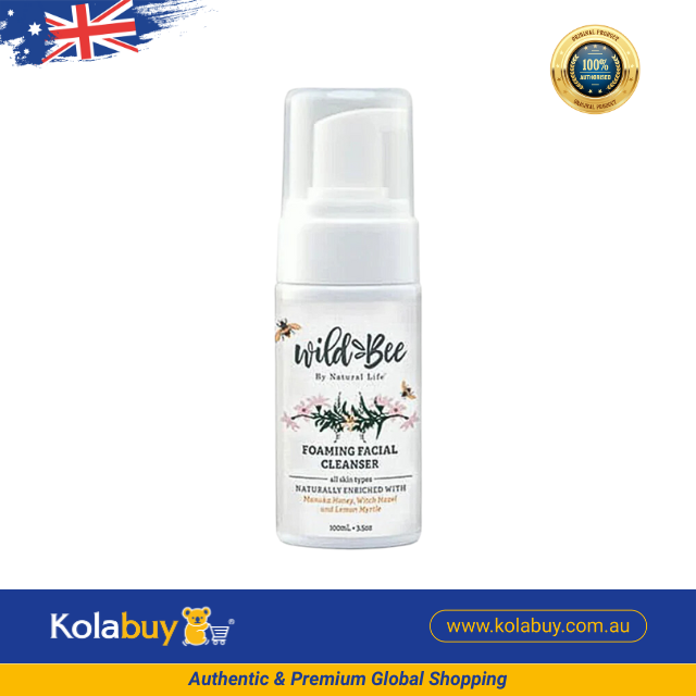 [Special Set] Chăm sóc da mặt Wild Bee Úc Kem dưỡng Nourishing Face Cream 100g & Sữa rửa mặt Foaming 100g (Discount đến 30%)