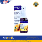 [Special Set] Hỗ trợ đề kháng Natural Life Úc Viên keo ong 500mg 60 viên & Xịt họng keo ong (Discount đến 30%)