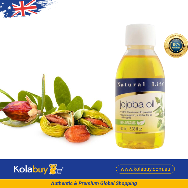Dầu dưỡng da organic Natural Life Úc Jojoba Oil Organic 100ml