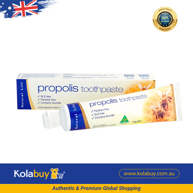 [Special Set] Bảo vệ răng miệng Natural Life Úc Keo ong nước 25ml & Kem đánh răng keo ong (Discount đến 30%)