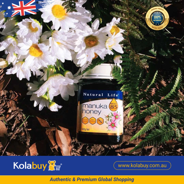 Mật ong thiên nhiên Manuka Honey Natural Life Úc (MGO 85/5+) 500g