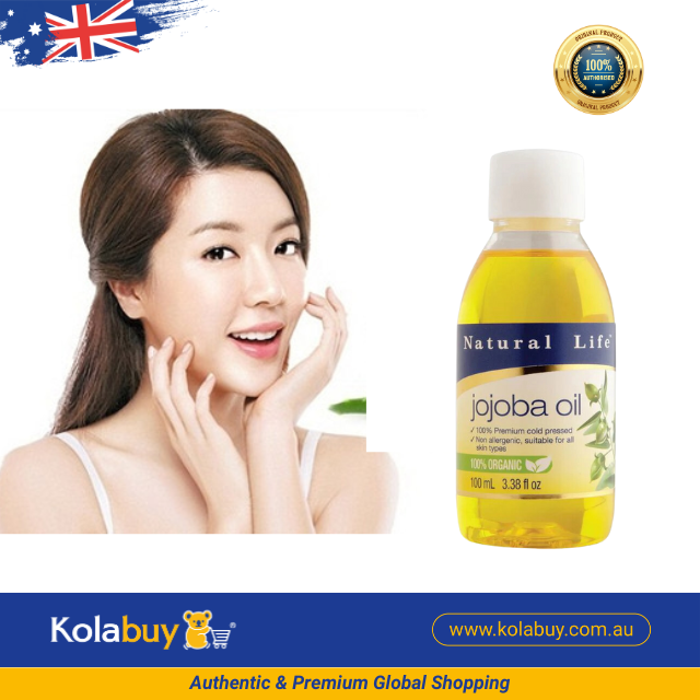 Dầu dưỡng da organic Natural Life Úc Jojoba Oil Organic 100ml