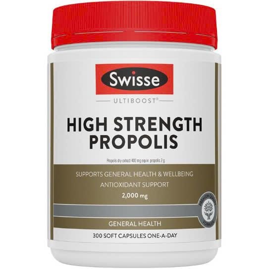 Swisse Ultiboost High Strength Propolis 2000mg 300 Capsules