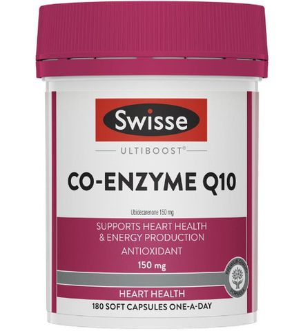 Swisse Ultiboost Co Enzyme Q10 150mg 180 Capsules