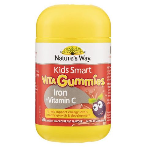Nature's Way Kids Smart Vita Gummies Iron 60s For Children