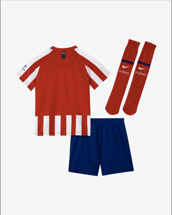 Younger Kids' Football Kit: Atlético de Madrid 2019/20 Home