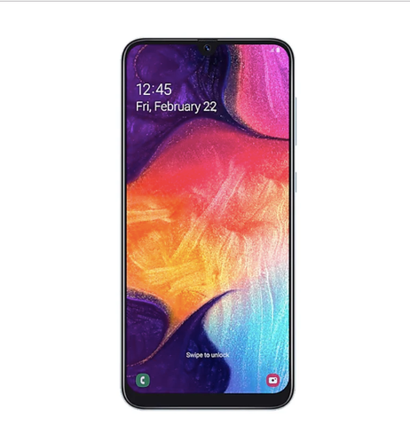 Samsung Galaxy A50 Dual SIM (4GB RAM, 128GB, White)