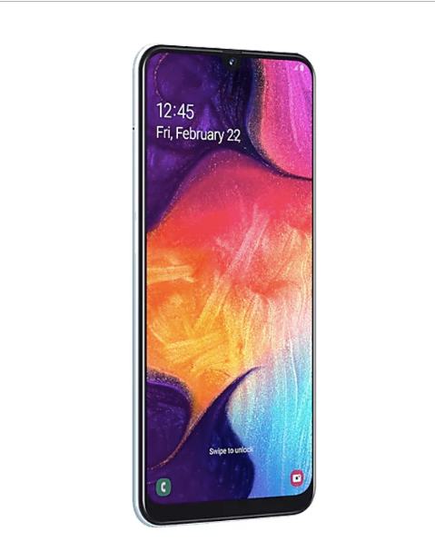 Samsung Galaxy A50 Dual SIM (4GB RAM, 128GB, White)