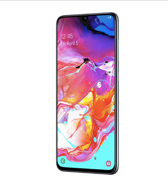 Samsung Galaxy A70 Dual SIM (6GB RAM,128GB, Black)