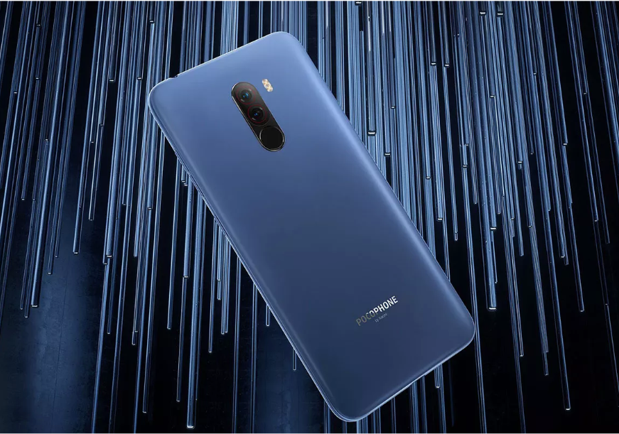 Xiaomi Pocophone F1 (64GB, Steel Blue)