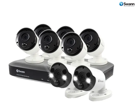Swann 8 Camera 8 Channel 5MP Super HD 2TB DVR Security System (SWDVK-85MP6B2FB-AU)