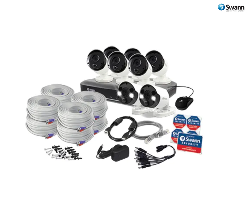 Swann 8 Camera 8 Channel 5MP Super HD 2TB DVR Security System (SWDVK-85MP6B2FB-AU)
