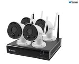 Swann 4 Channel 1080p Wireless Security System With Wi-Fi Thermal Sensing Cameras (SWNVK-490SD4-AU)