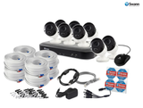 Swann 8 Channel 5MP Super HD 2TB DVR with 8x Heat & Motion Sensing Night Vision Cameras (SWDVK-849808)
