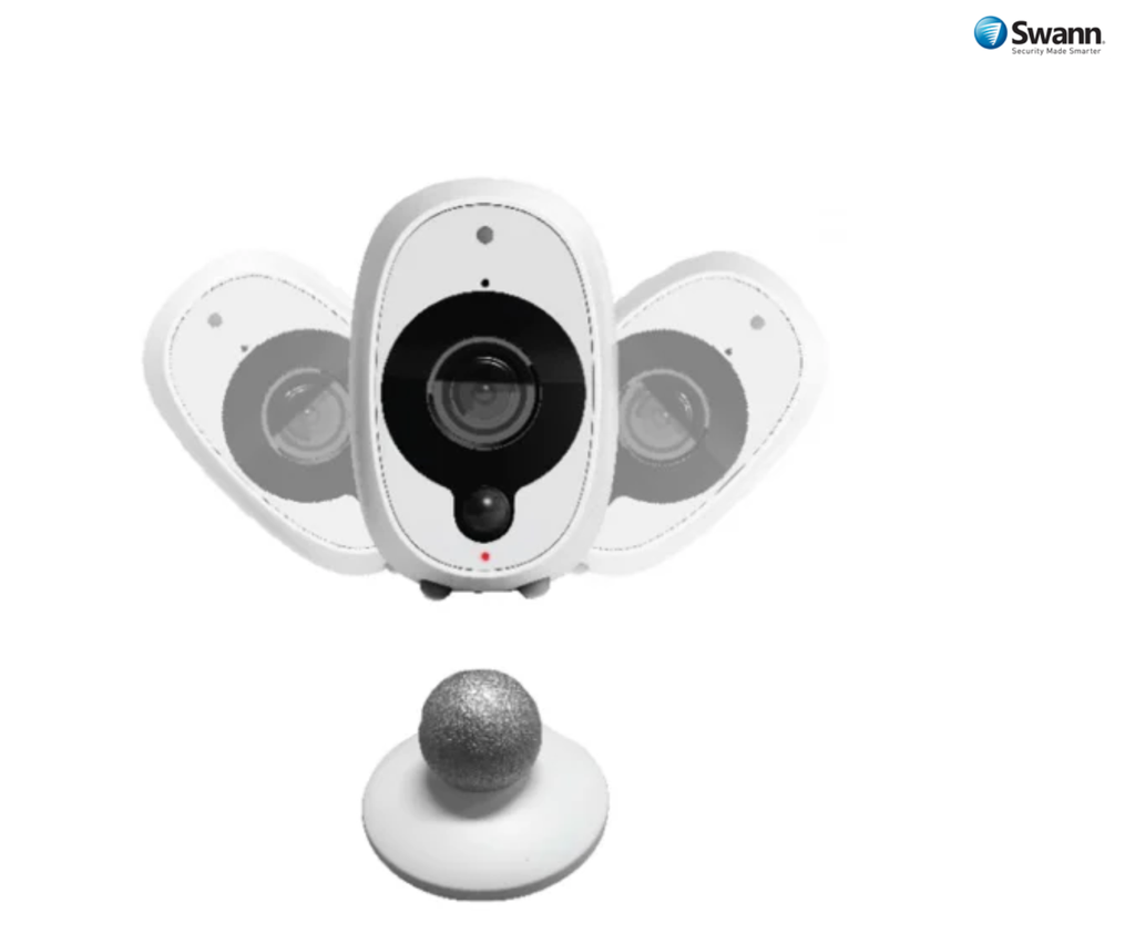 Swann Smart Security 1080P Battery Camera 3 pack + 2 Outdoor Stand (SWWHD-INTCM2STPK3-AU)
