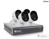 Swann 4 Channel 1080p 1TB DVR with 4 x PRO-1080MSB Thermal Motion Sensing Cameras and Google Assistant (SWDVK-445804V)