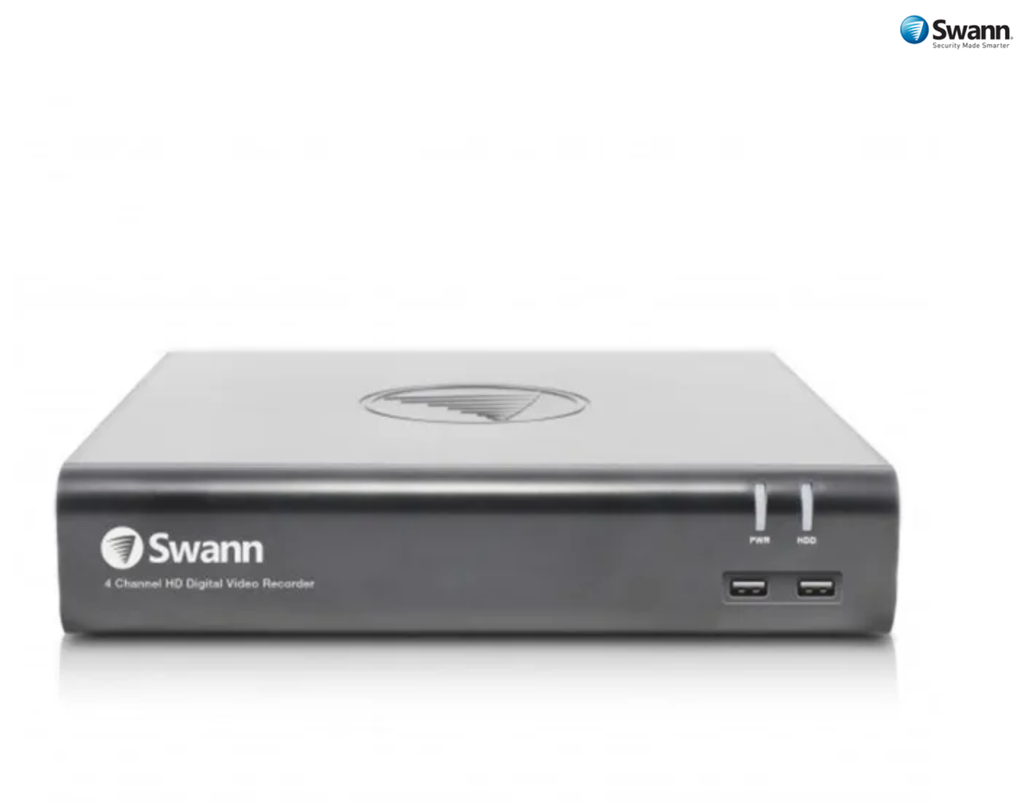 Swann 4 Channel 1080p 1TB DVR with 4 x PRO-1080MSB Thermal Motion Sensing Cameras and Google Assistant (SWDVK-445804V)
